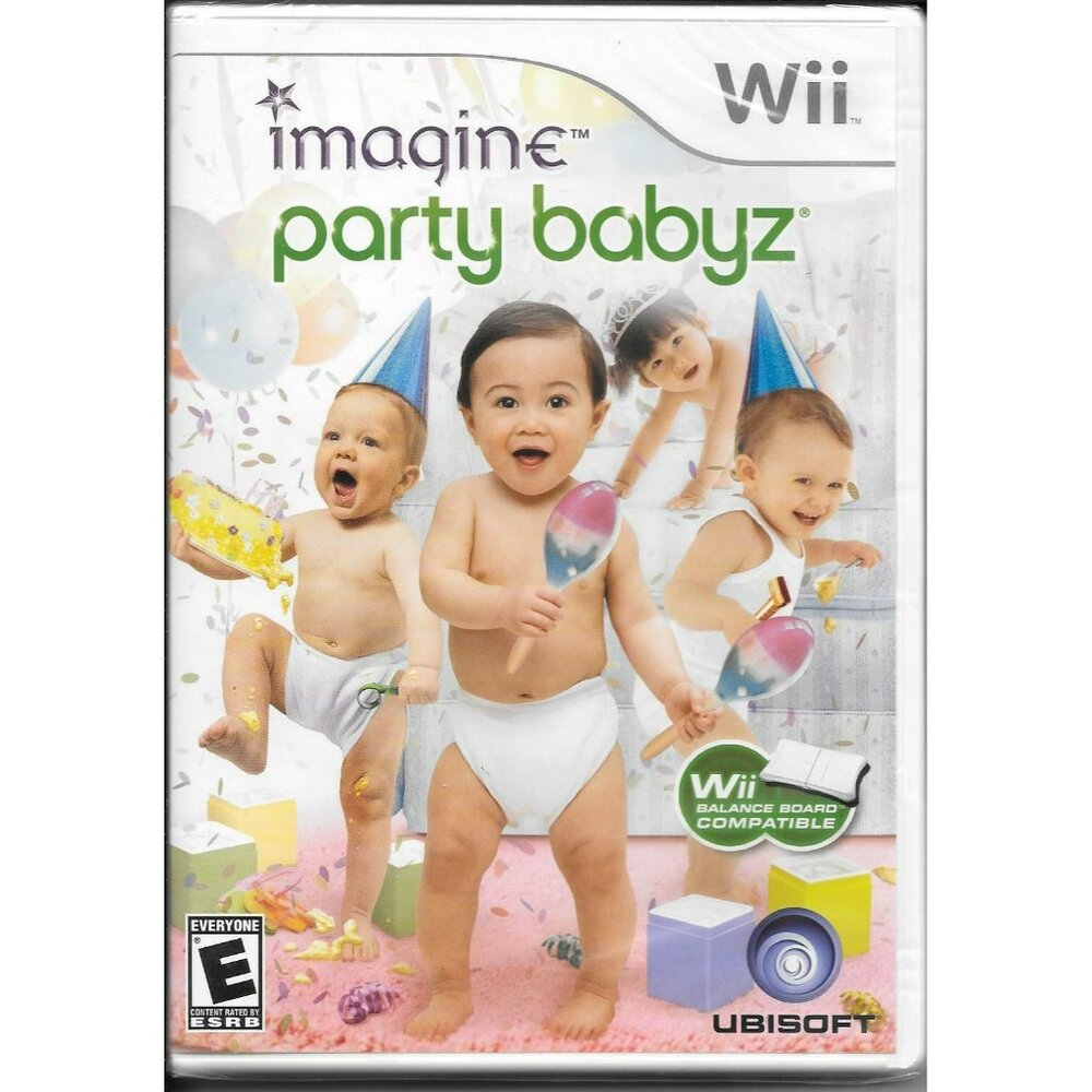 Imagine Party Babyz for Nintendo Wii 2008 by UBISOFT rated E DVD 4006